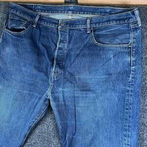 Levi's 501 Men's‎ Jeans 44x28 Button Fly Original Fit Blue Denim